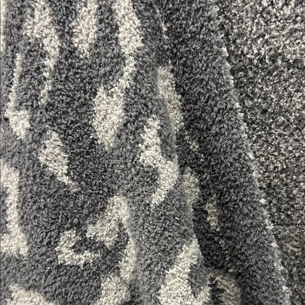 Gray Leopard Print Robe with Belt - Picture 2 of 9